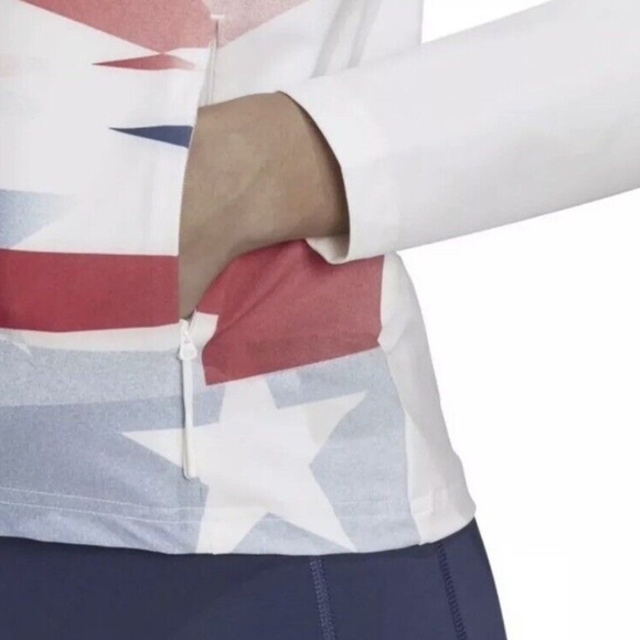 Adidas Women's USA Olympics Volleyball Warm Up Jacket - Picture 3 of 7